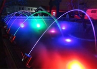 RGB Gekleurde Lichte Optie het Springen Stralen van de Waterfontein met het Interactieve Ontdekken leverancier